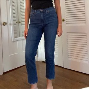 Madewell Stovepipe Jeans in Size 29 Tall.